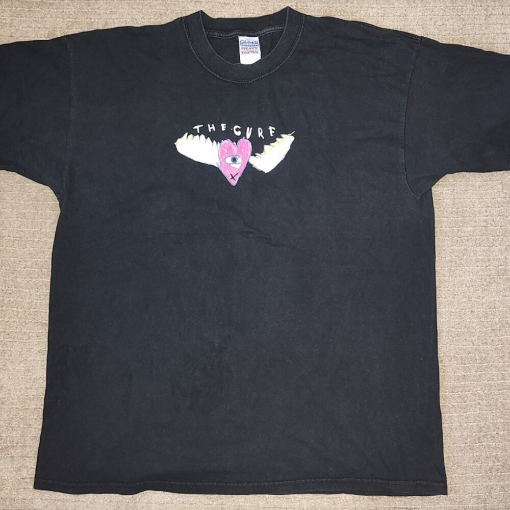 The Cure Winged Heart Vintage Band T-Shirt | Goth Post-Punk Graphic Tee